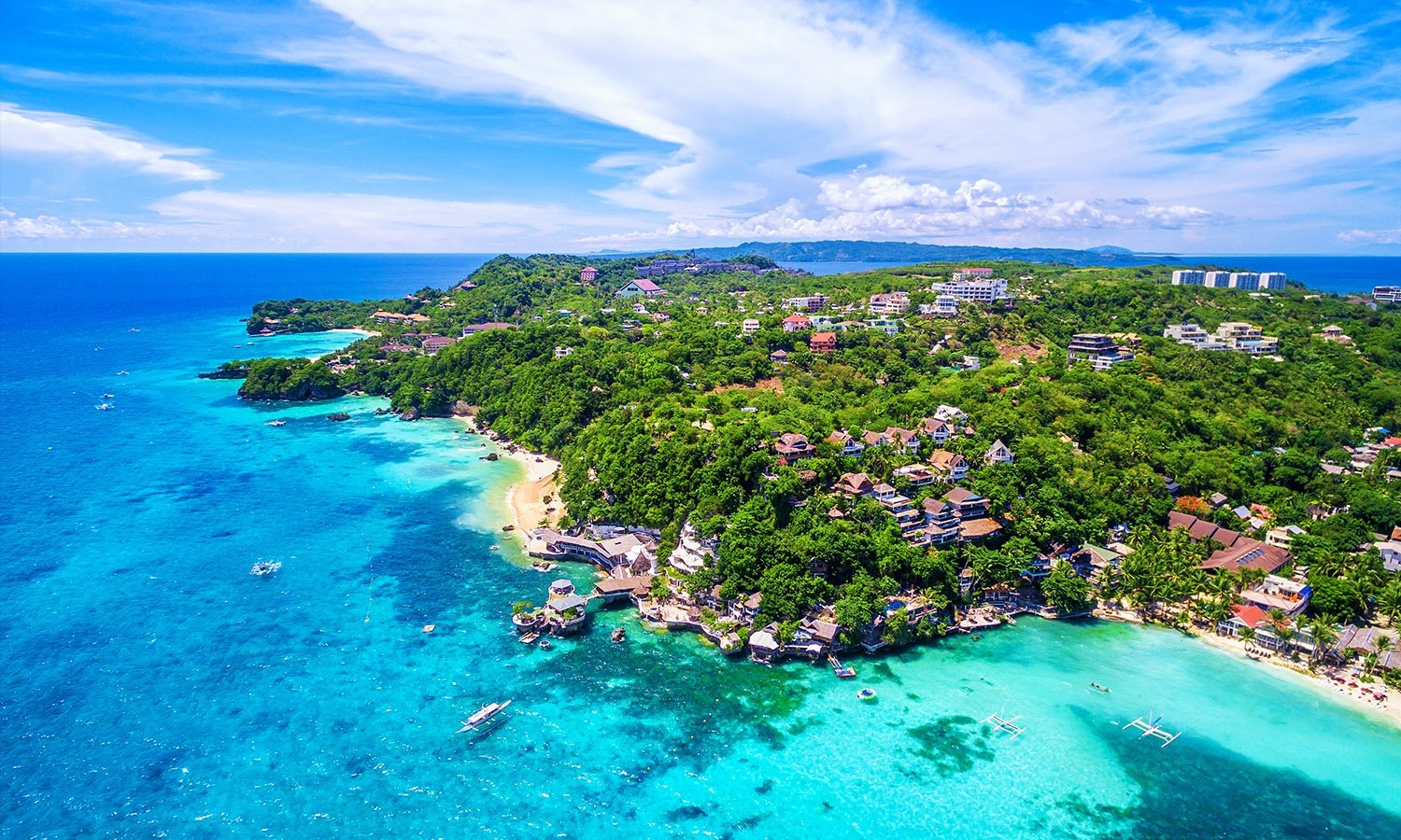 Boracay Island Aerial Shot