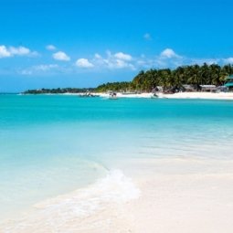 Bantayan Island White sand clear blue water