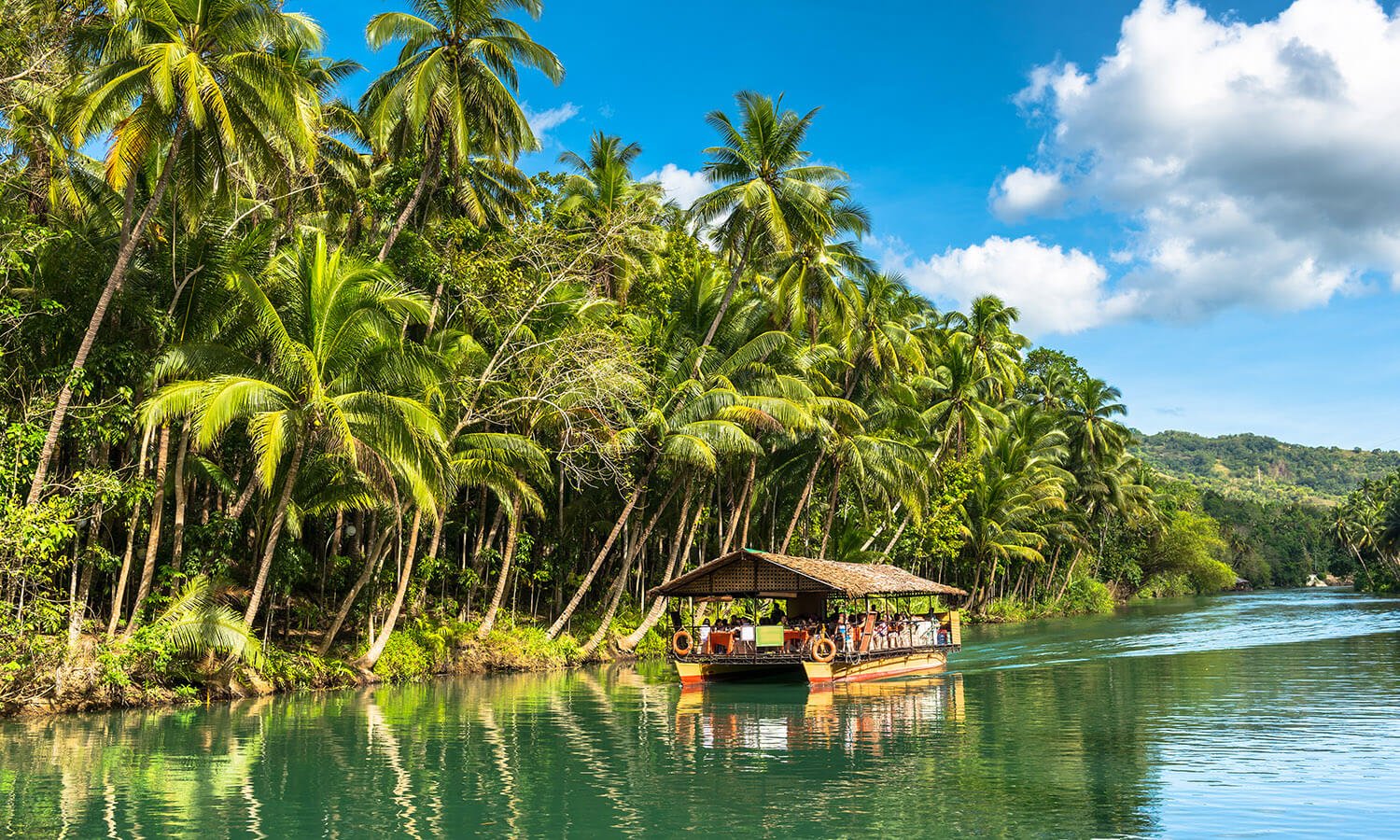 Loboc river floating restaurant