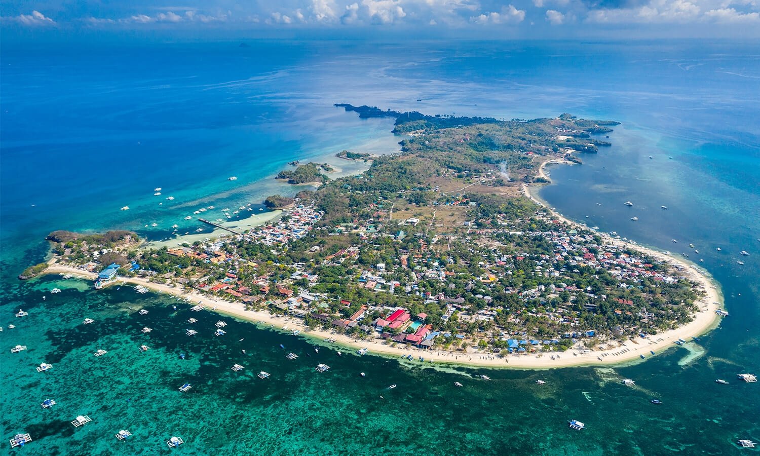 Malapascua Island Aerial View