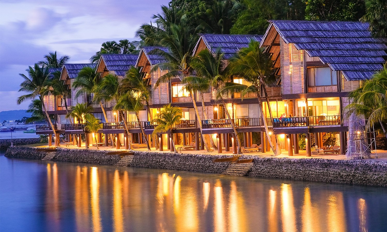 Cottages in Samal Island