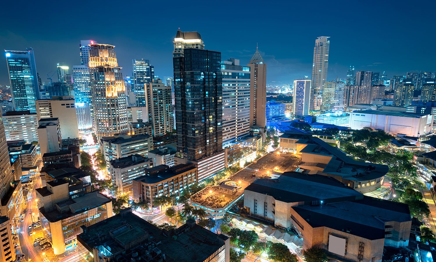 Metro Manila Night Skyline