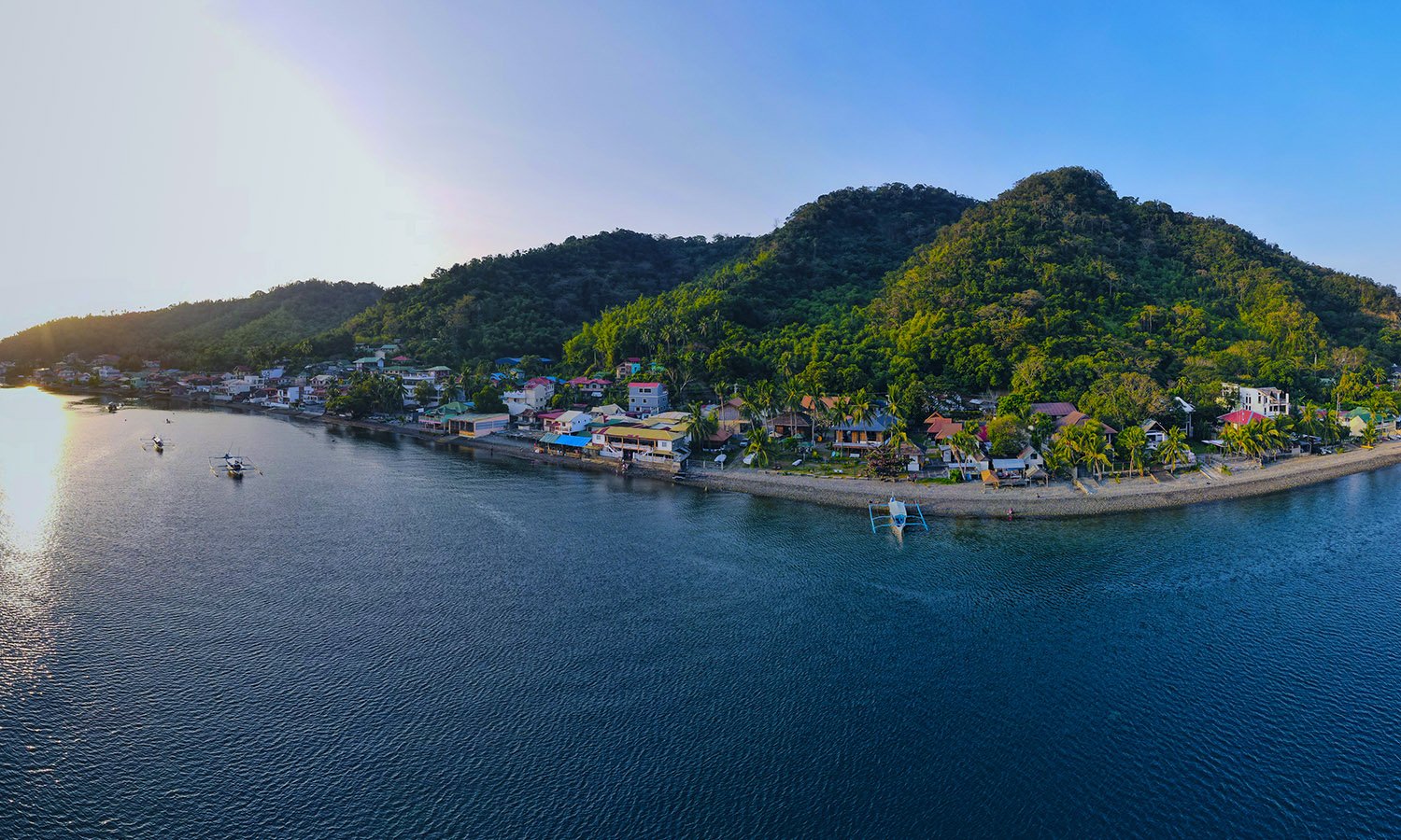 Aerial view of Anilao Batangas