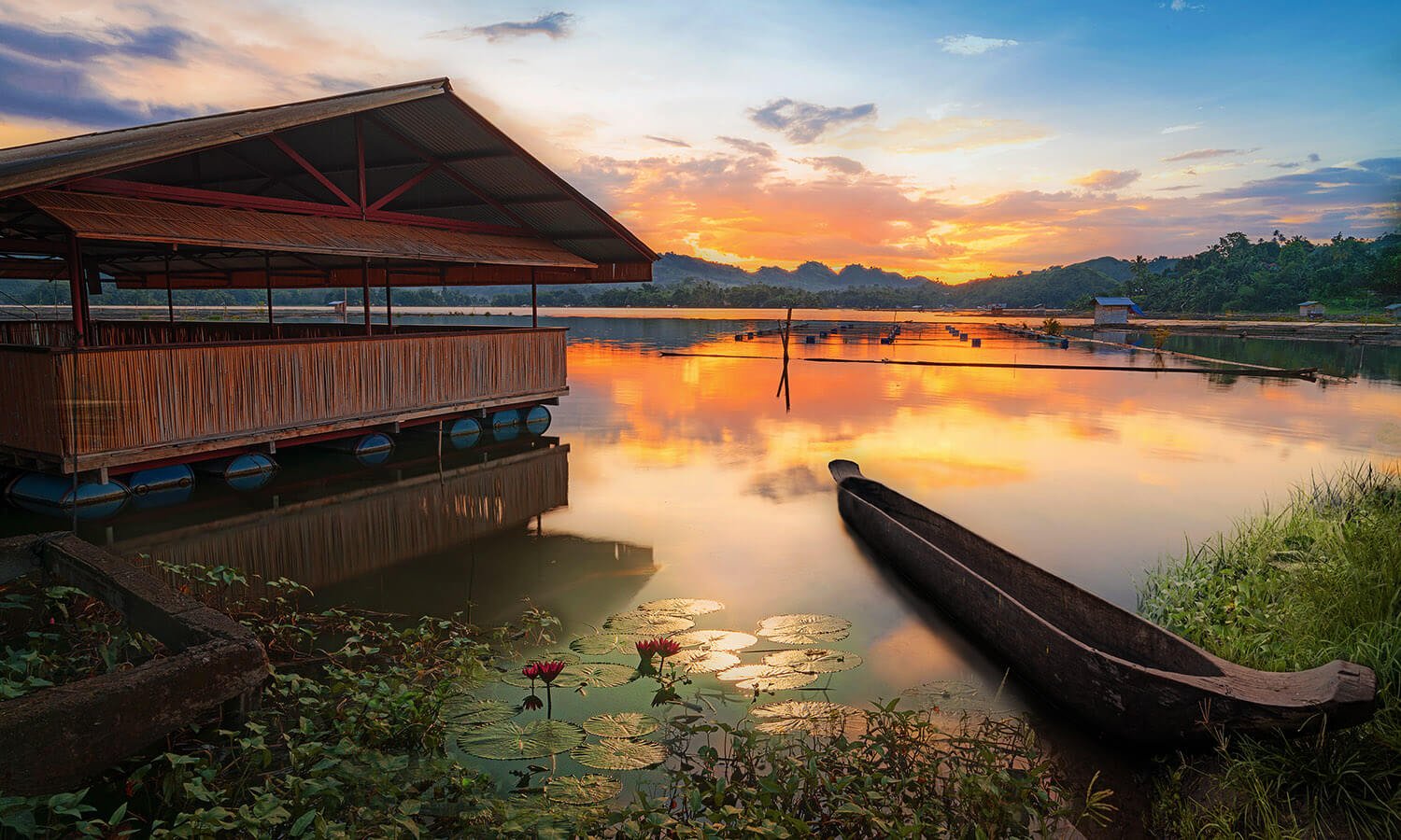Lake sebu beautiful scenery
