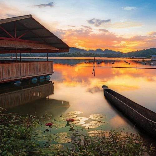 Lake sebu beautiful scenery