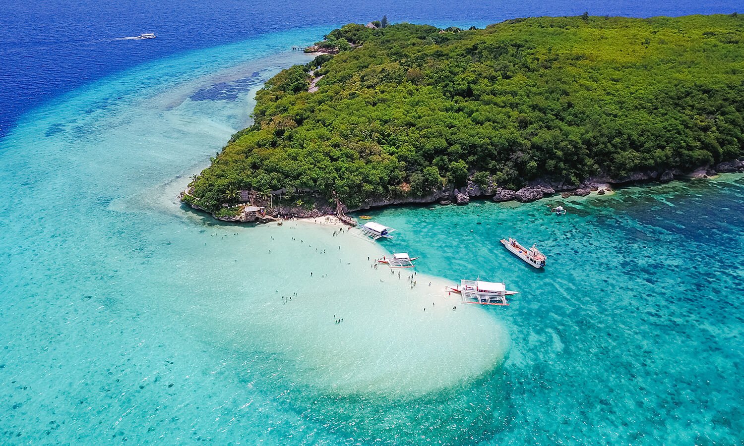 Sumilon Island Aerial shot