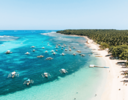 Daku Island Sairgao aerial view