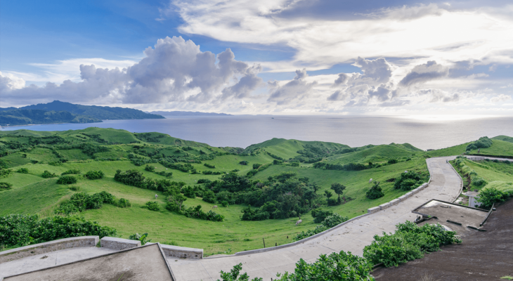 Scenic view in vayang rolling hills basco batanes