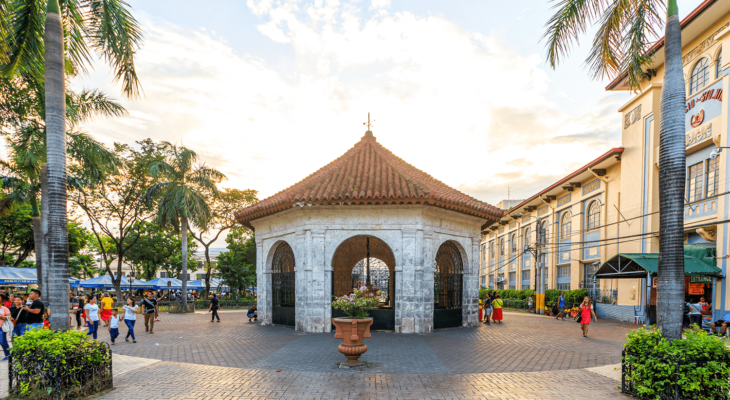 Magellans cross in plaza sugbo