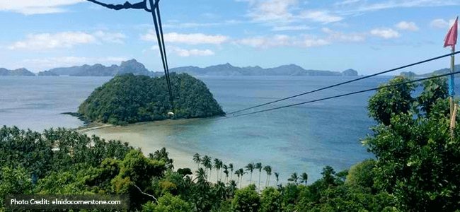 Zipline at Napan Beach