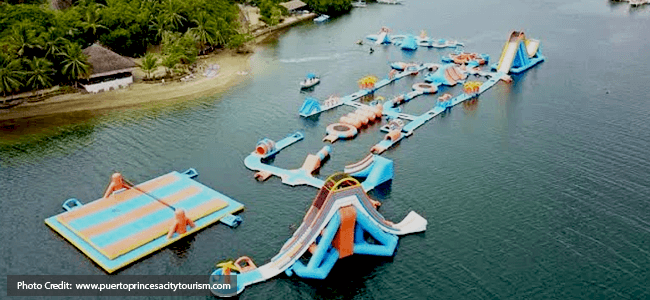 Inflatables at Kamia Bay Resort