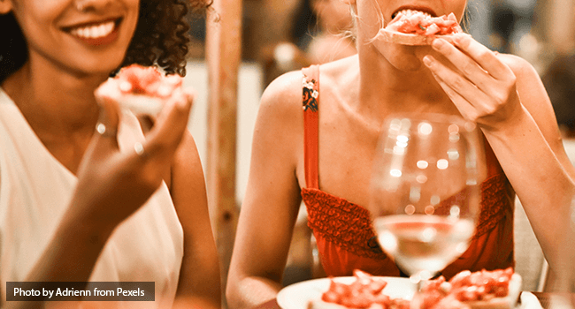 Don’t spend too much on food.