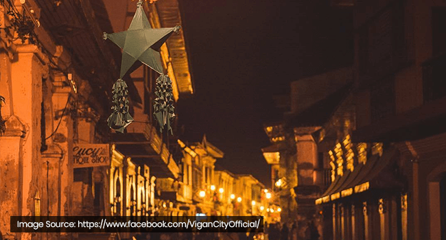 Vigan Calle Crisologo Christmas Lantern
