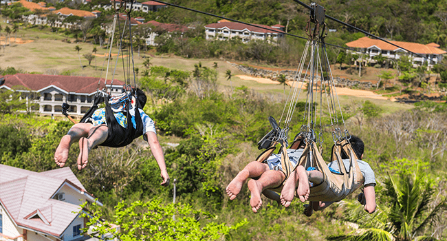 Zipline in Boracay